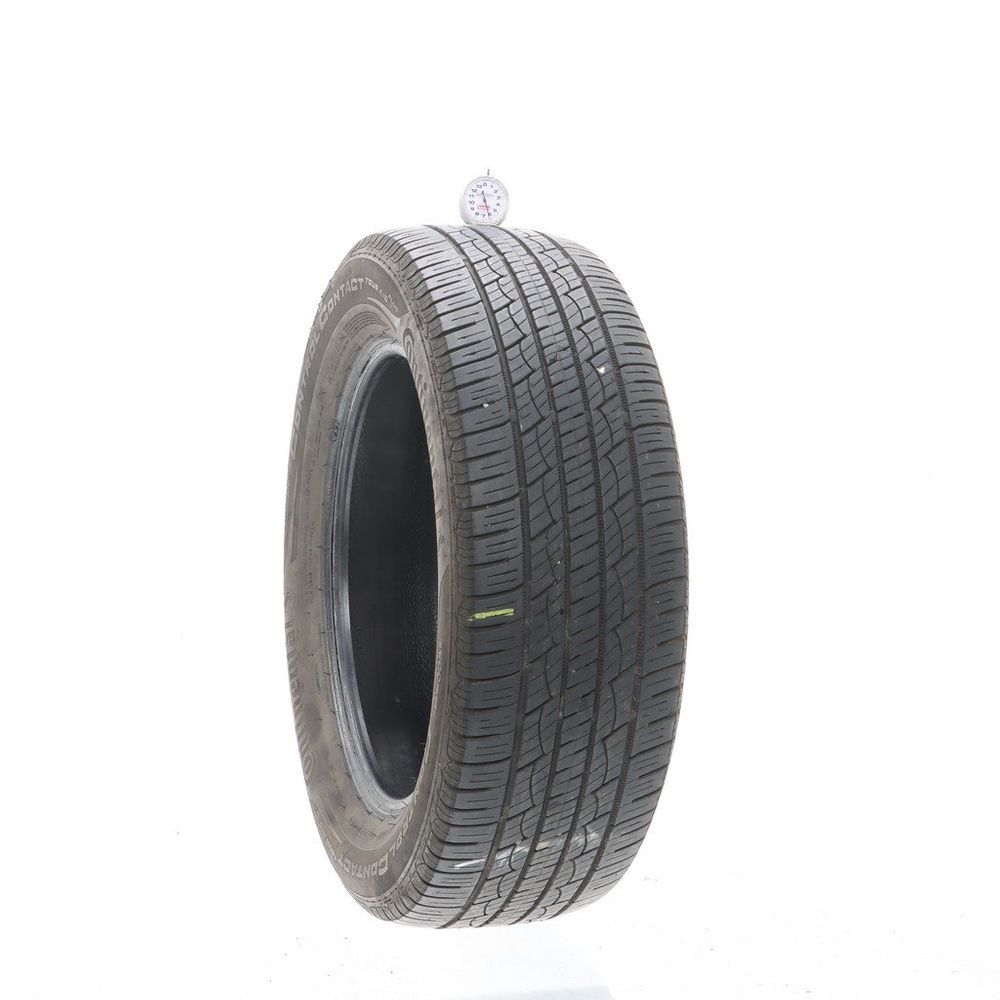 Set of (2) Used 225/60R17 Continental ControlContact Tour A/S Plus 99H - 6/32 - Image 1