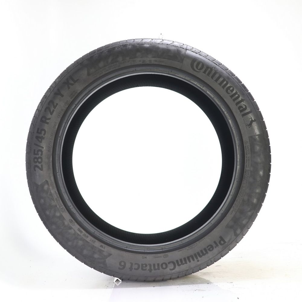 Used 285/45R22 Continental PremiumContact 6 MO 114Y - 7/32 - Image 3