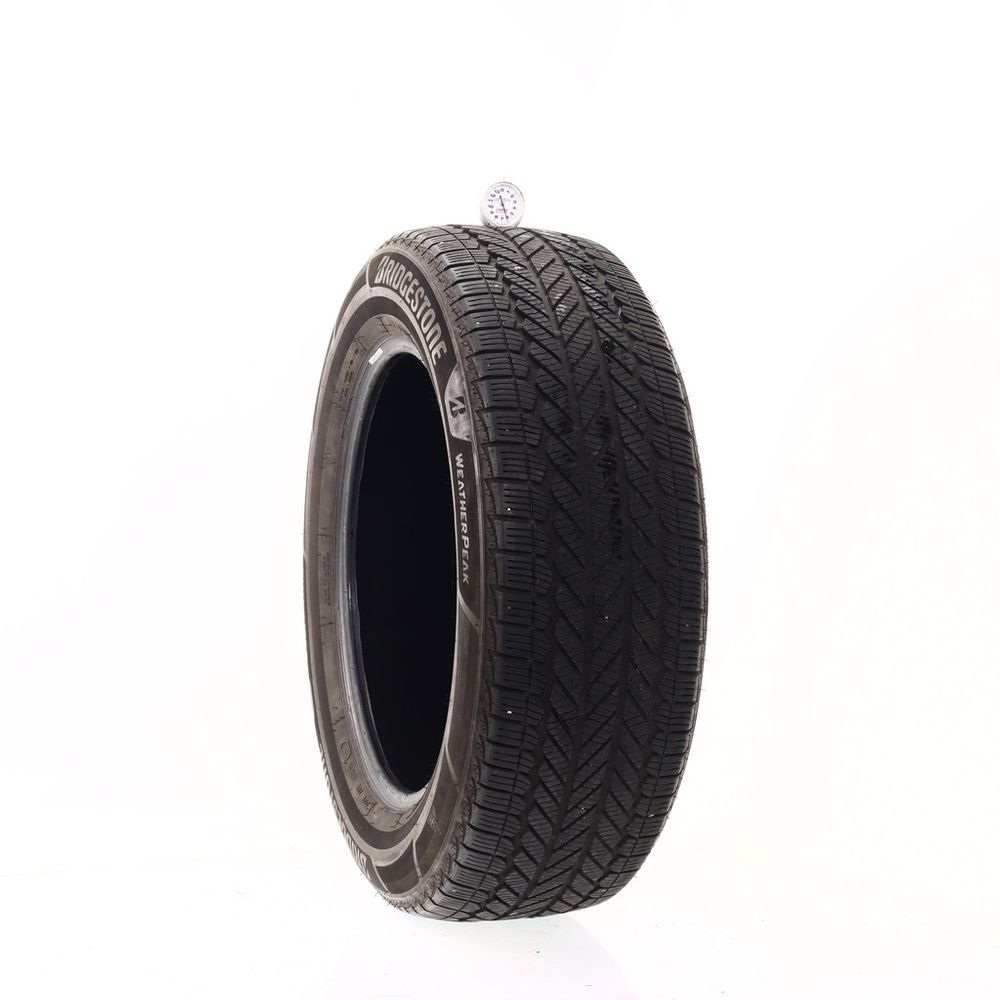 Set of (4) Used 235/60R18 Bridgestone WeatherPeak 103H - 6-7/32 - Image 1
