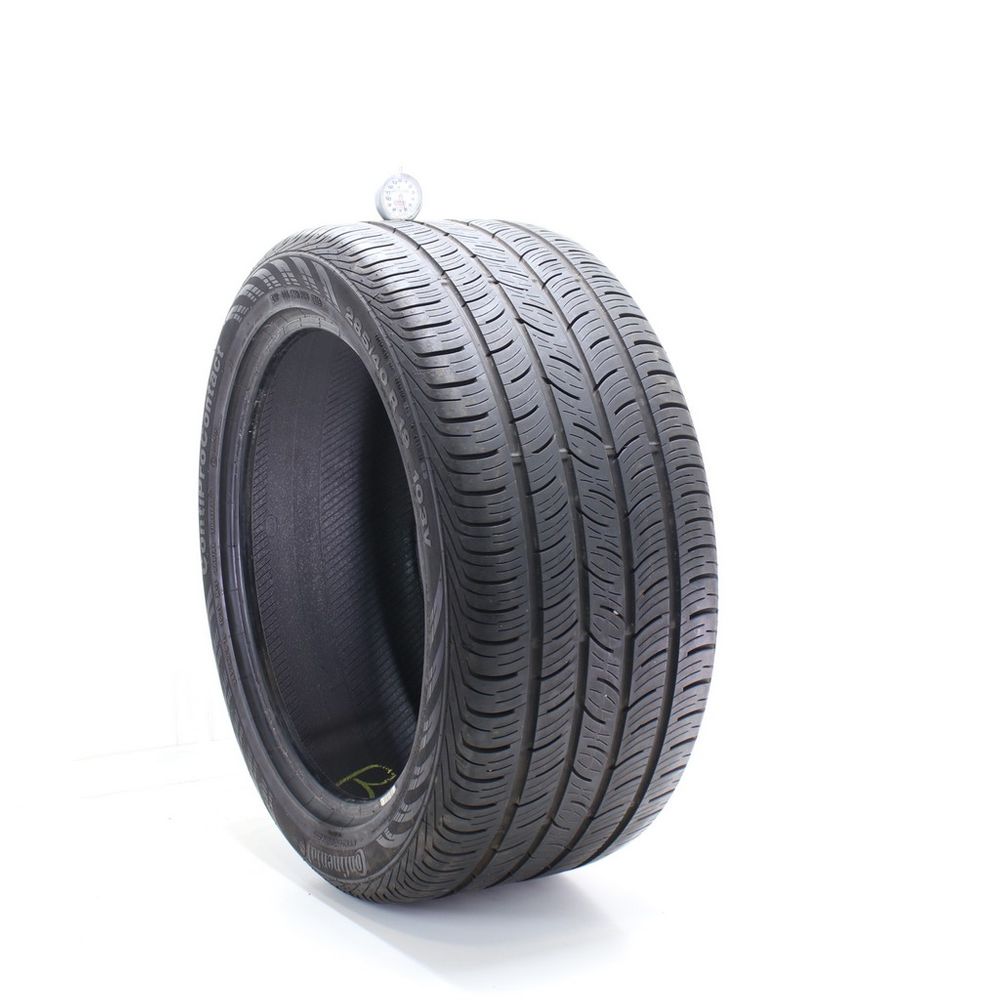 Set of (2) Used 285/40R19 Continental ContiProContact N1 103V - 5-6/32 - Image 4