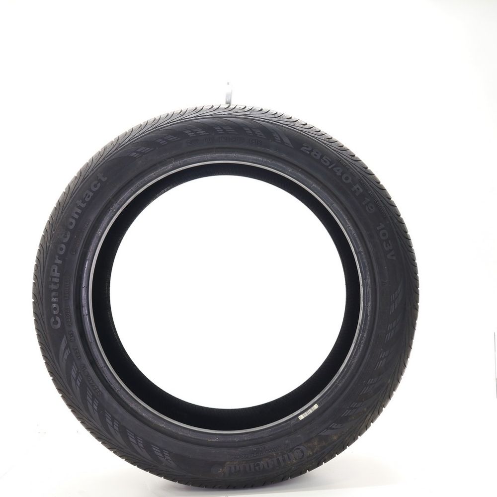 Set of (2) Used 285/40R19 Continental ContiProContact N1 103V - 5-6/32 - Image 6