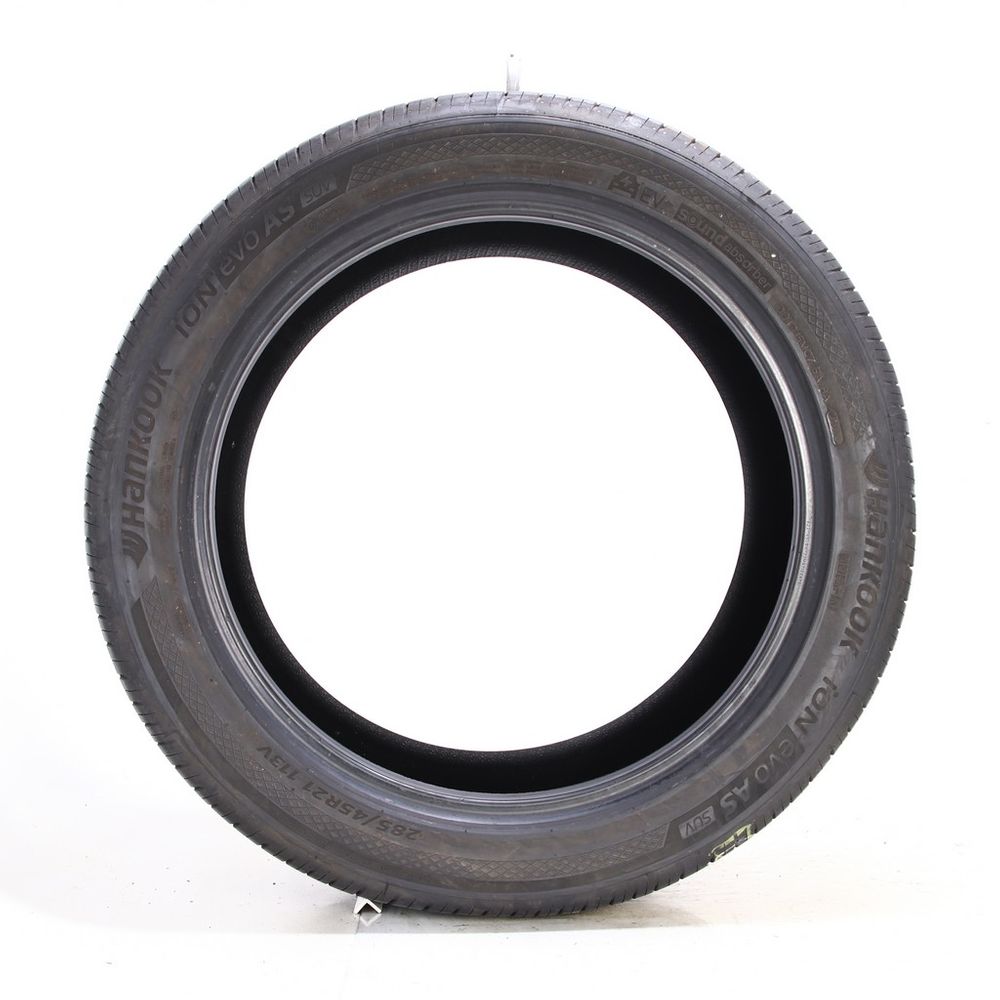 Set of (2) Used 285/45R21 Hankook iON evo AS SUV Sound Absorber EV 113V - 8.5/32 - Image 3