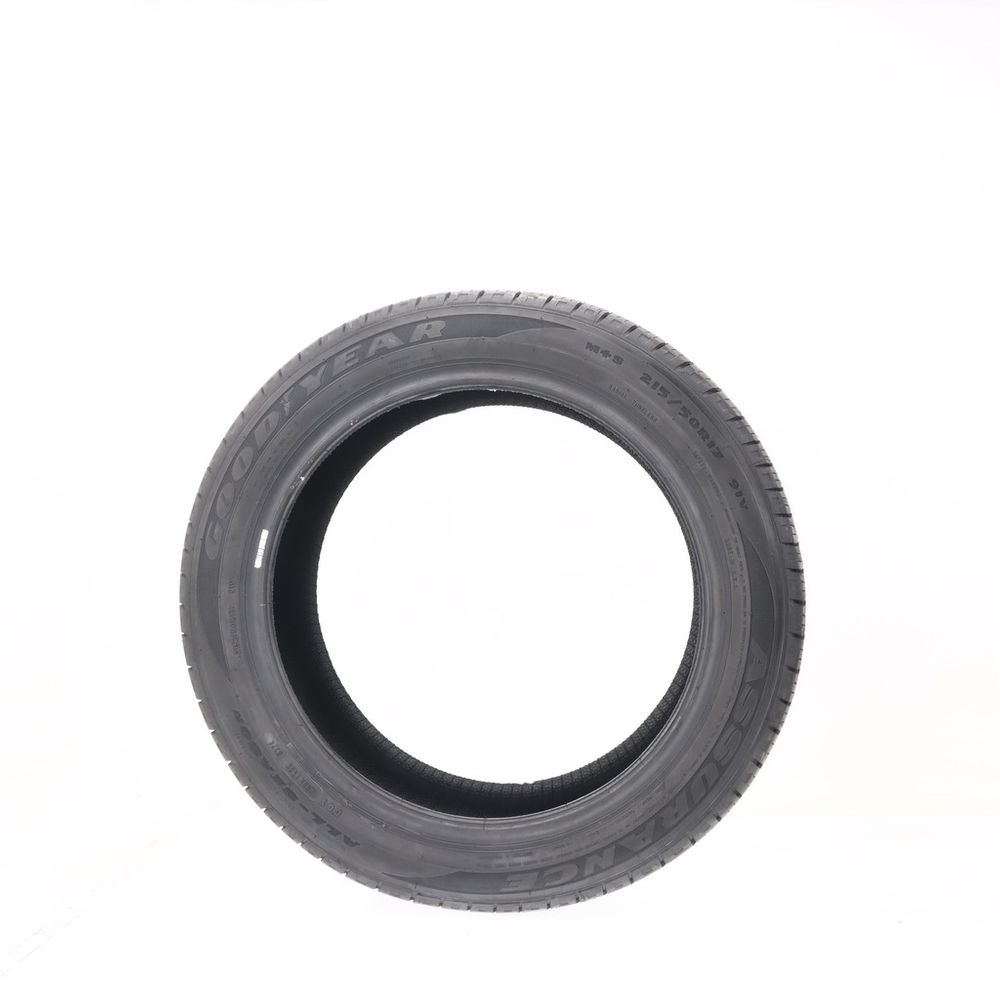 Set of (4) Driven Once 215/50R17 Goodyear Assurance All-Season 91V - 8.5/32 - Image 3