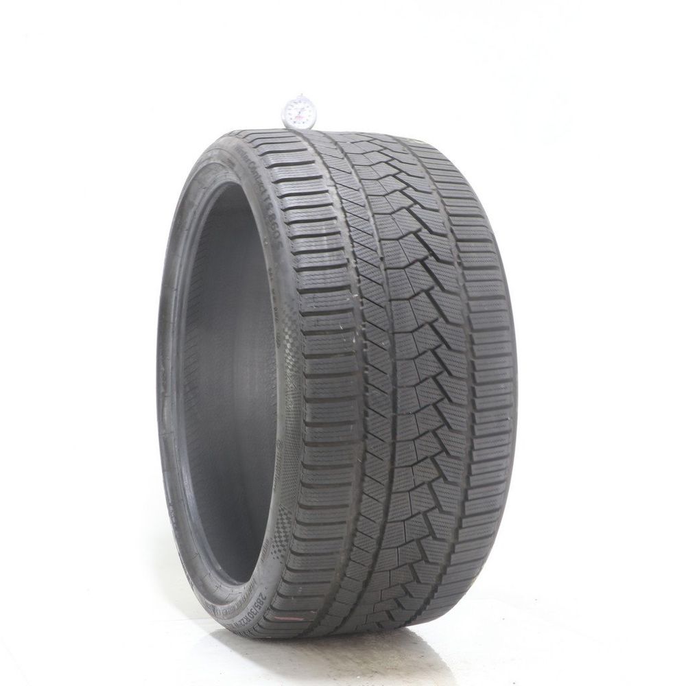 Set of (2) Used 285/30R22 Continental WinterContact TS860 S AO 101W - 7-8.5/32 - Image 4
