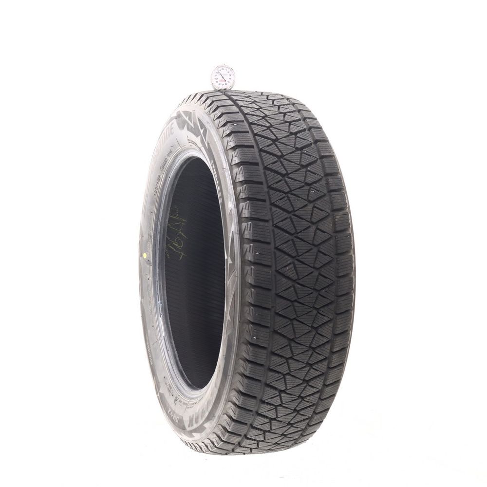 Set of (2) Used 225/60R18 Bridgestone Blizzak DM-V2 100S - 12.5/32 - Image 1