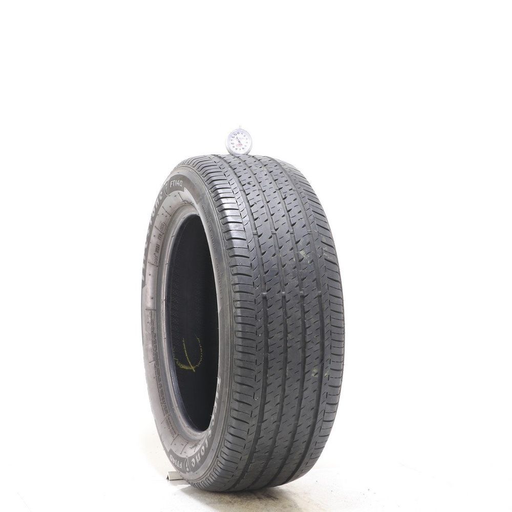 Set of (2) Used 215/55R16 Firestone FT140 93H - 5.5-7/32 - Image 1
