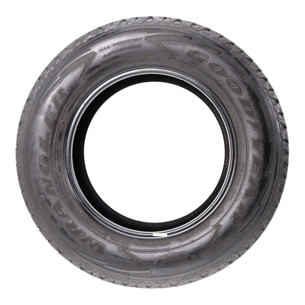 Set of (4) Used 255/65R17 Goodyear Wrangler All-Terrain Adventure Kevlar 110T - 5-6.5/32 - Image 7
