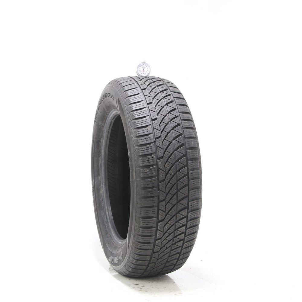 Set of (2) Used 225/60R17 Hankook New Englander 4s 99H - 6.5-7.5/32 - Image 1