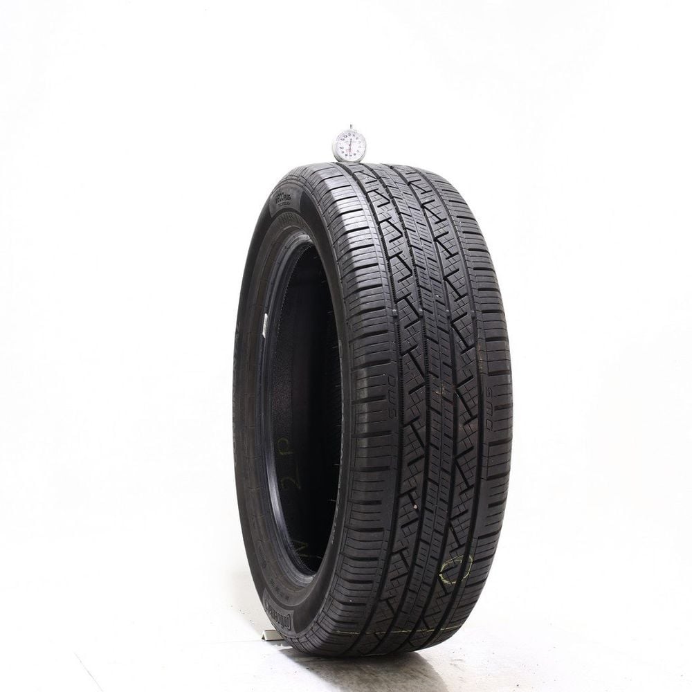 Set of (2) Used 225/55R19 Continental CrossContact LX25 99V - 7-8/32 - Image 1