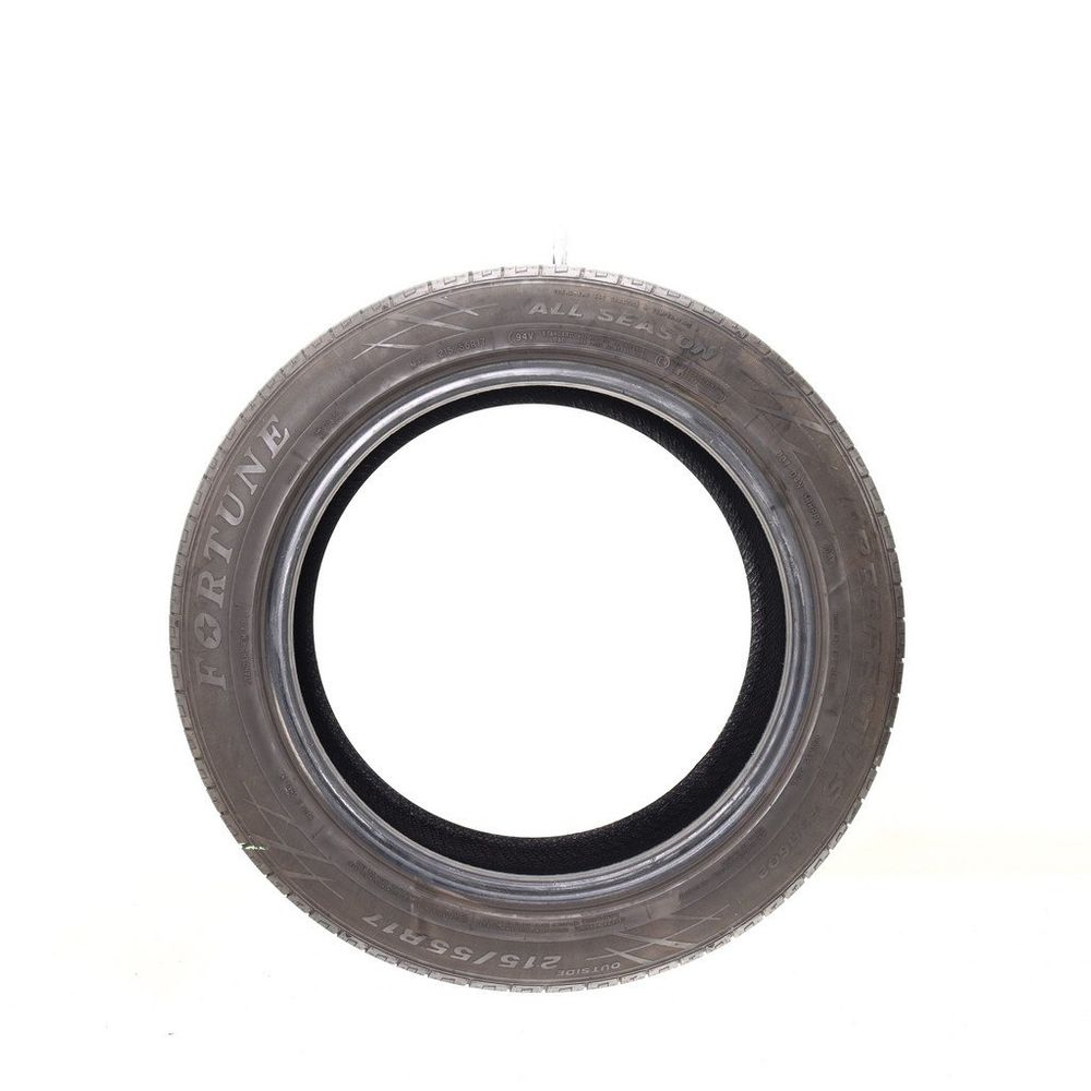 Set of (2) Used 215/55R17 Fortune Perfectus FSR602 94V - 6-7/32 - Image 3