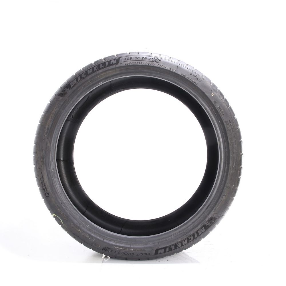 Set of (4) Used 305/30ZR21 Michelin Pilot Sport 4 S NAO 104Y - 7.5-9/32 - Image 12