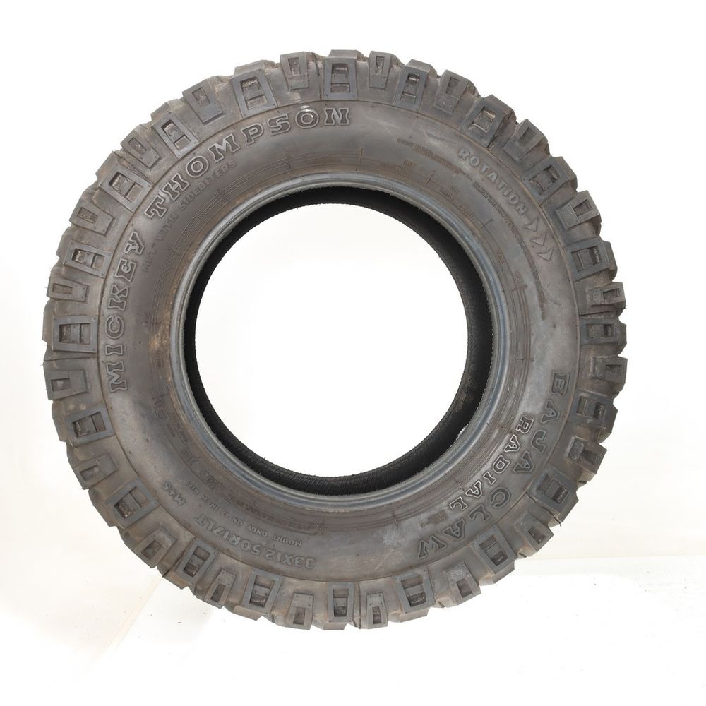 Used LT 33X12.5R17 Mickey Thompson Baja Claw Radial 114Q D - 21/32 - Image 3