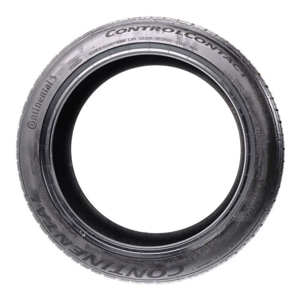 Set of (2) Used 245/45ZR20 Continental ControlContact Sport SRS Plus 103Y - 7.5-8.5/32 - Image 6