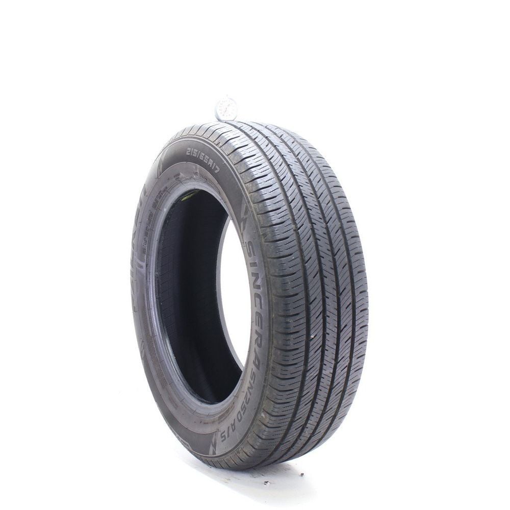 Set of (2) Used 215/65R17 Falken Sincera SN250 A/S 99T - 8-8.5/32 - Image 1