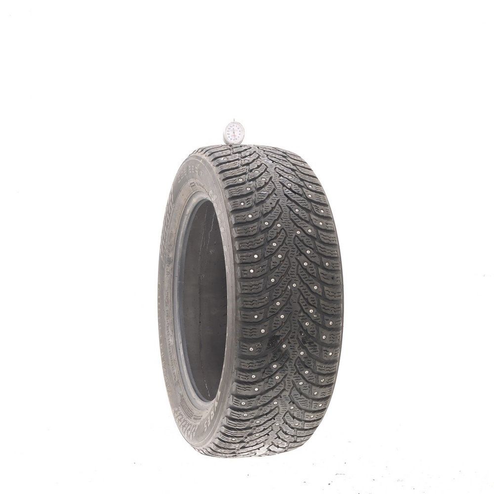 Set of (2) Used 225/55R17 Nokian Hakkapeliitta 9 Studded 101T - 6.5-7/32 - Image 1