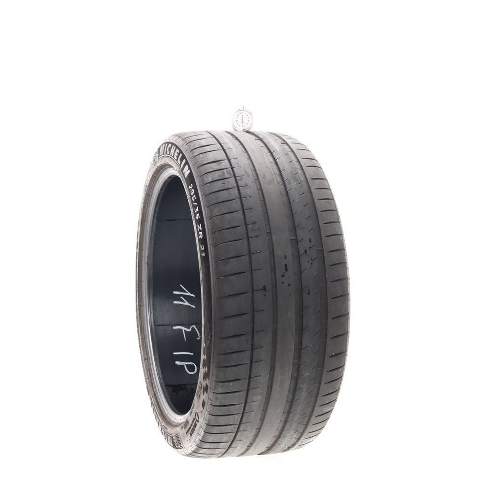 Set of (2) Used 295/35ZR21 Michelin Pilot Sport 4 S 107Y - 7-7.5/32 - Image 1