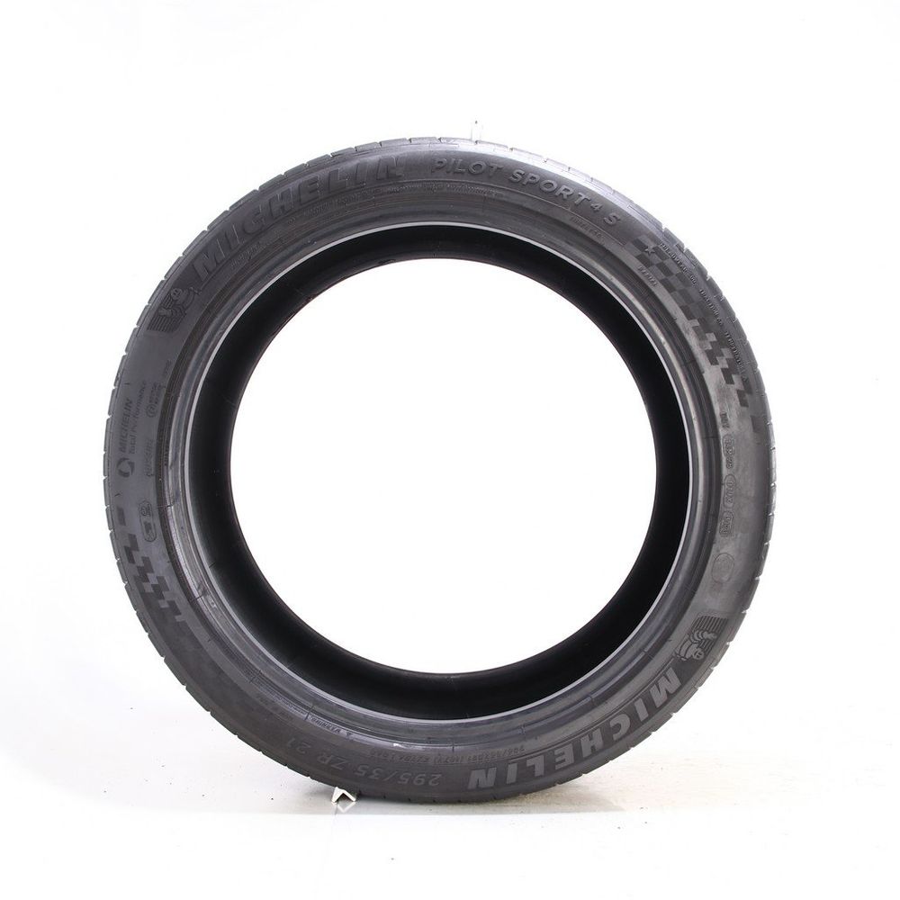 Set of (2) Used 295/35ZR21 Michelin Pilot Sport 4 S 107Y - 7-7.5/32 - Image 6