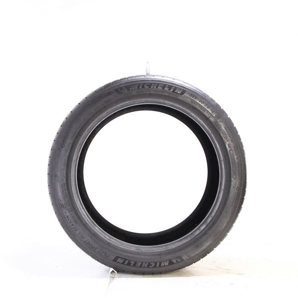 Set of (2) Used 255/40ZR18 Michelin Pilot Sport All Season 4 99Y - 7-8/32 - Image 3