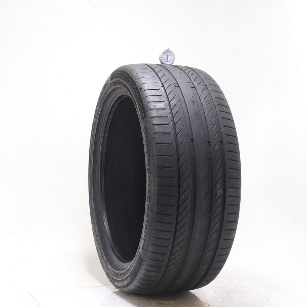 Set of (4) Used 265/40R21 Continental ContiSportContact 5P NO 101Y - 6.5/32 - Image 1
