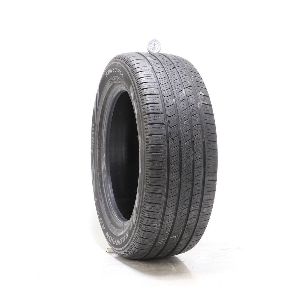 Set of (4) Used 235/60R18 Pirelli Scorpion AS Plus 3 107V - 5.5-7/32 - Image 4