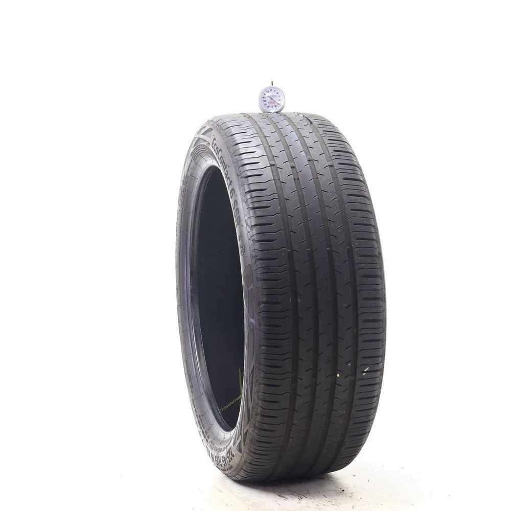 Set of (2) Used 225/45R19 Continental EcoContact 6 SSR 96W - 5-6.5/32 - Image 1