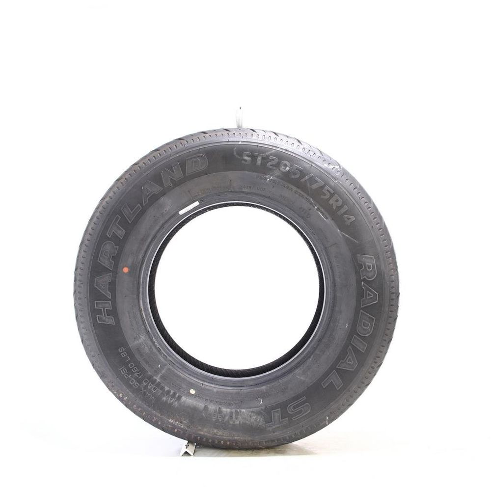 Set of (2) Used ST 205/75R14 Hartland Radial ST 100/96N C - 6.5-7.5/32 - Image 3