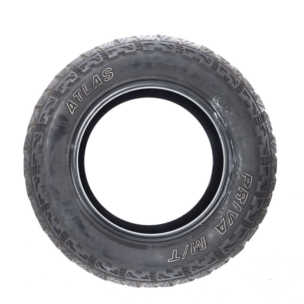 Used LT 33X12.5R18 Atlas Priva M/T 118Q E - 10/32 - Image 3