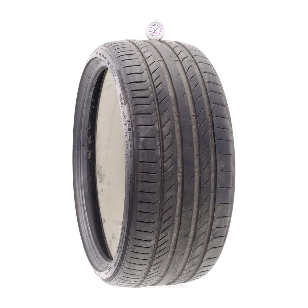 Set of (2) Used 265/30R20 Continental ContiSportContact 5P R01 ContiSilent 94Y - 8-8.5/32 - Image 4
