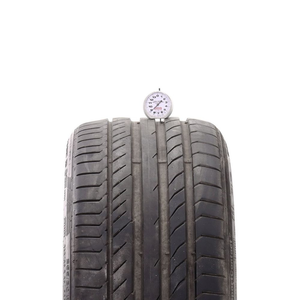 Set of (2) Used 265/30R20 Continental ContiSportContact 5P R01 ContiSilent 94Y - 8-8.5/32 - Image 5