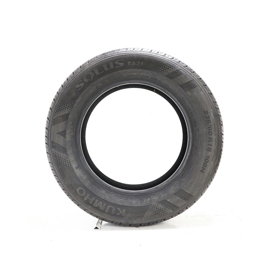 Set of (2) Driven Once 235/60R16 Kumho Solus TA31 100H - 9.5/32 - Image 3