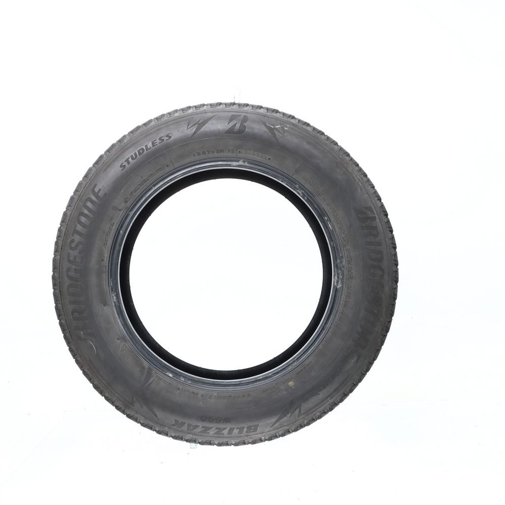 Set of (2) Used 225/65R17 Bridgestone Blizzak WS90 Studless 102H - 5-5.5/32 - Image 3