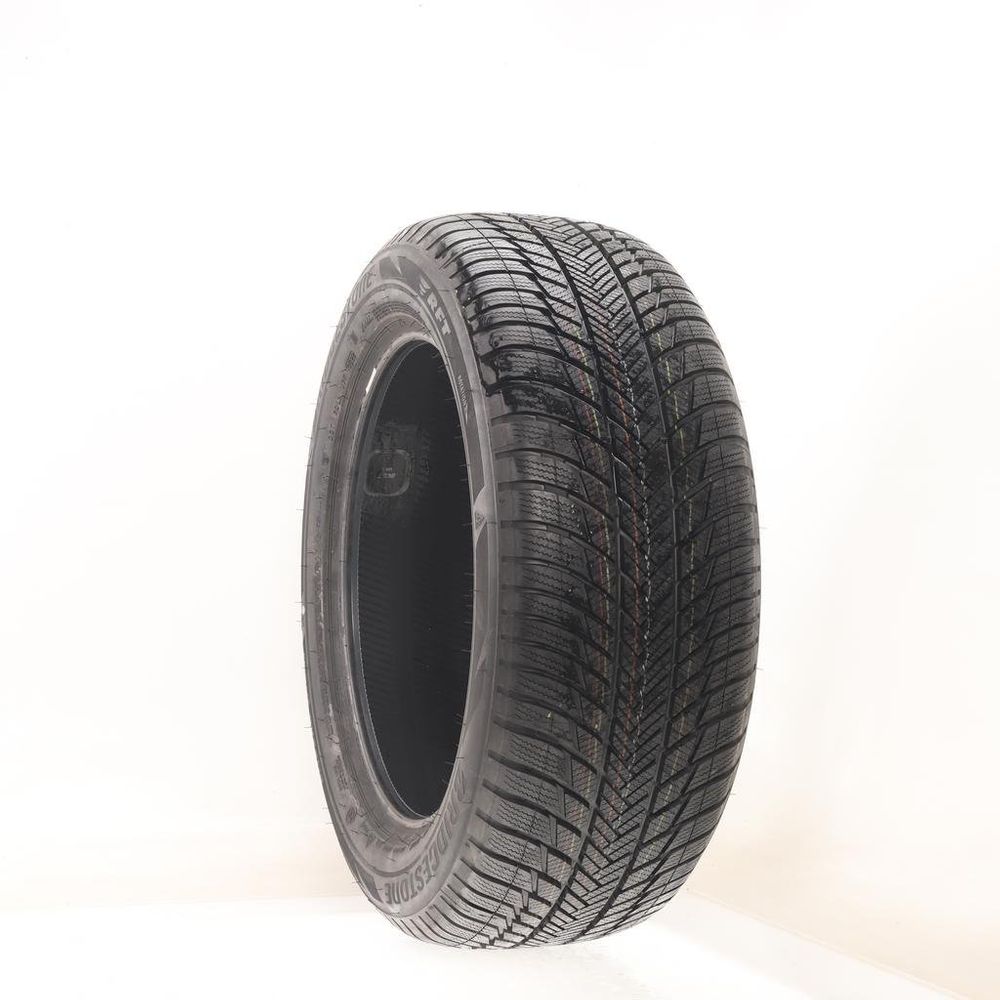Set of (4) Driven Once 255/55R20 Bridgestone Blizzak LM-001 RFT 110H - 9.5/32 - Image 1