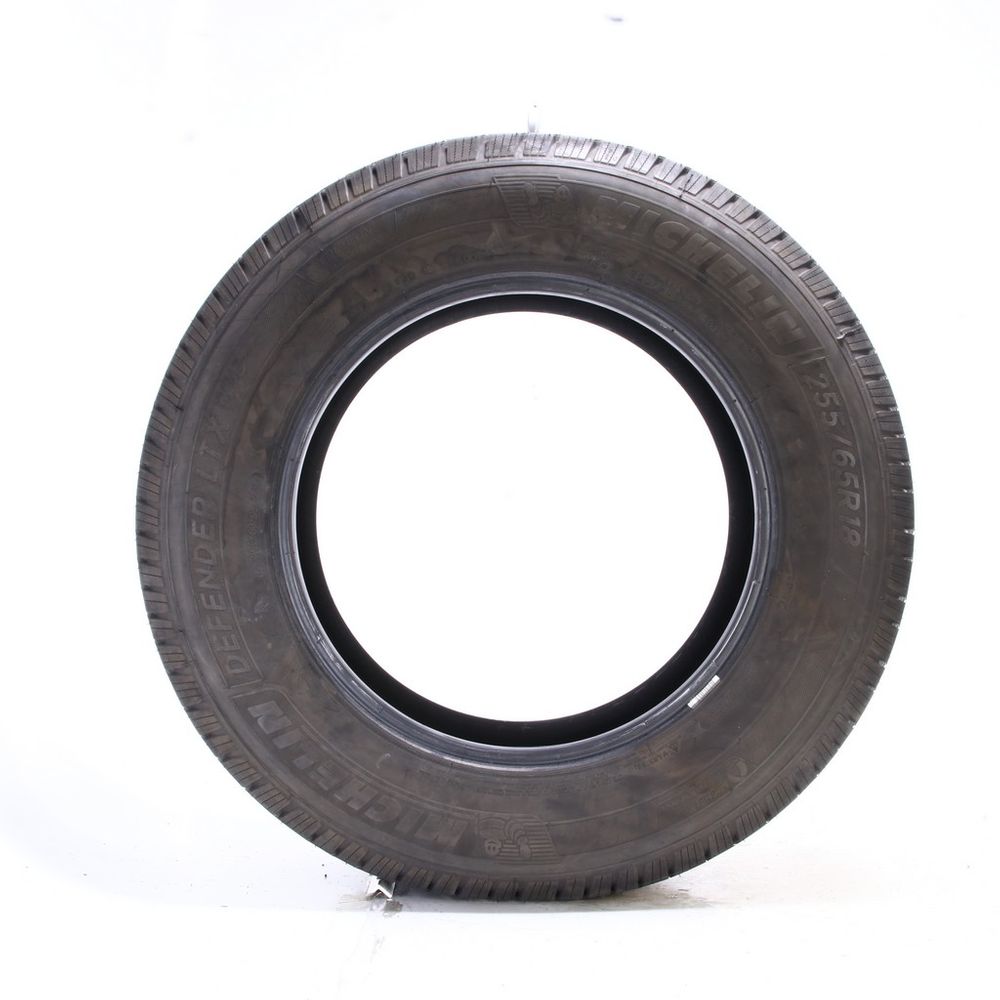Set of (2) Used 255/65R18 Michelin Defender LTX M/S 111T - 8.5-9/32 - Image 3