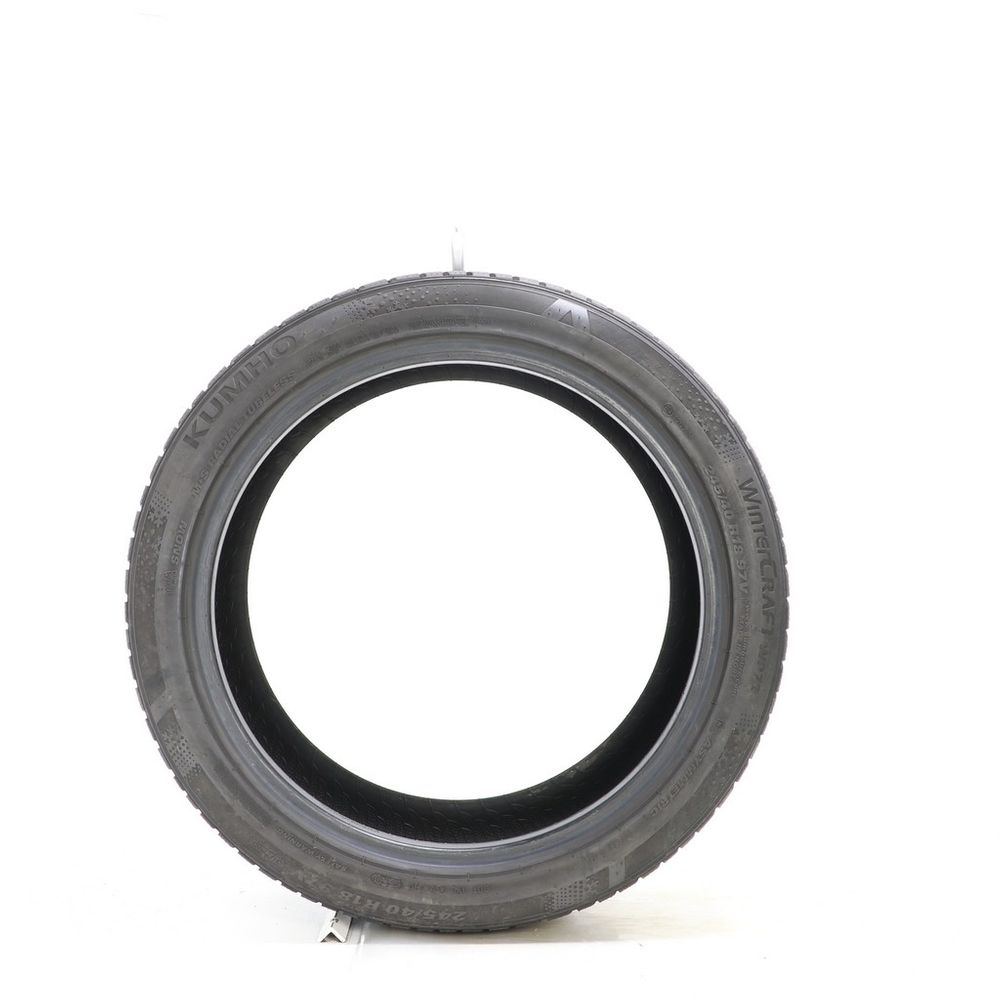 Used 245/40R18 Kumho WinterCraft WP72 Asymmetric 97V - 7/32 - Image 3
