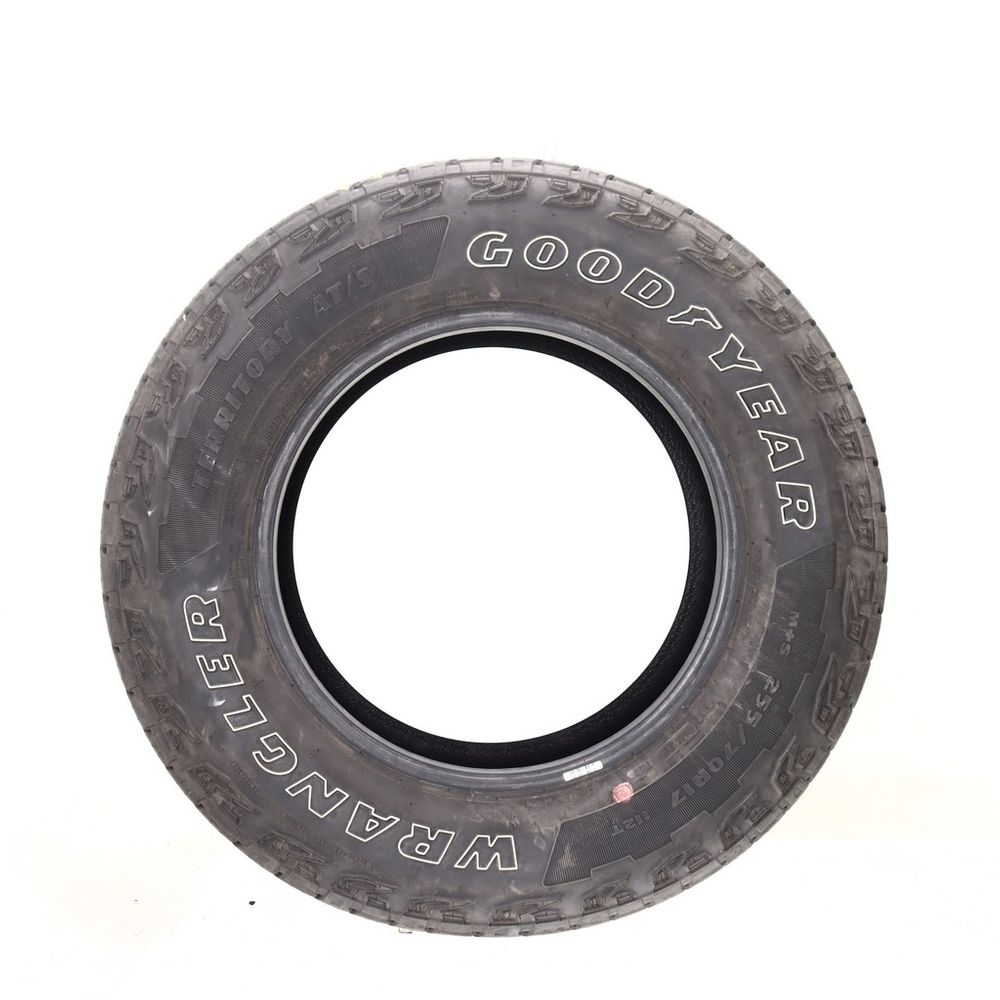 Set of (2) Used 255/70R17 Goodyear Wrangler Territory AT/S 112T - 10.5-11/32 - Image 6