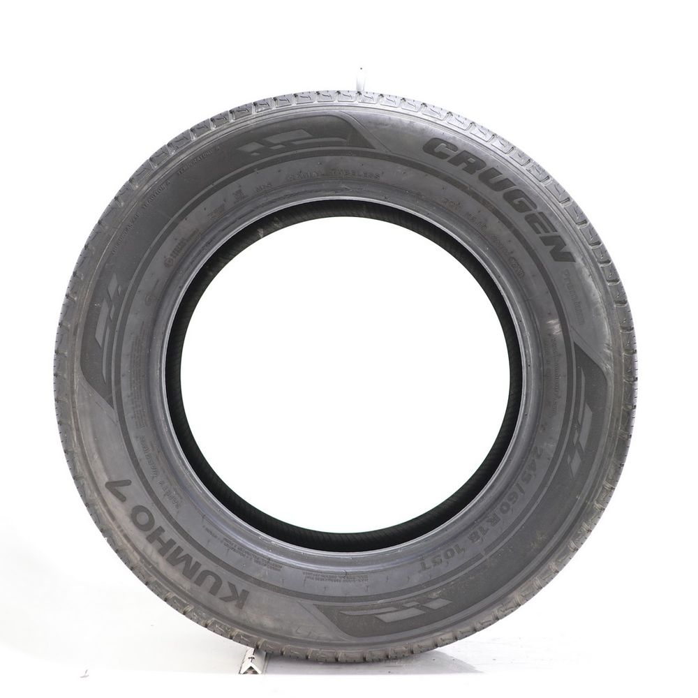 Set of (2) Used 245/60R18 Kumho Crugen Premium 105T - 8.5-10/32 - Image 3