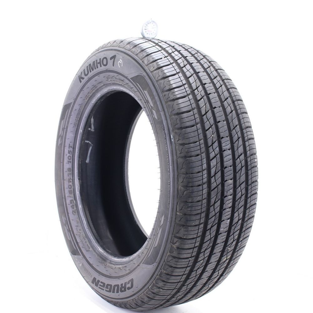 Set of (2) Used 245/60R18 Kumho Crugen Premium 105T - 8.5-10/32 - Image 4