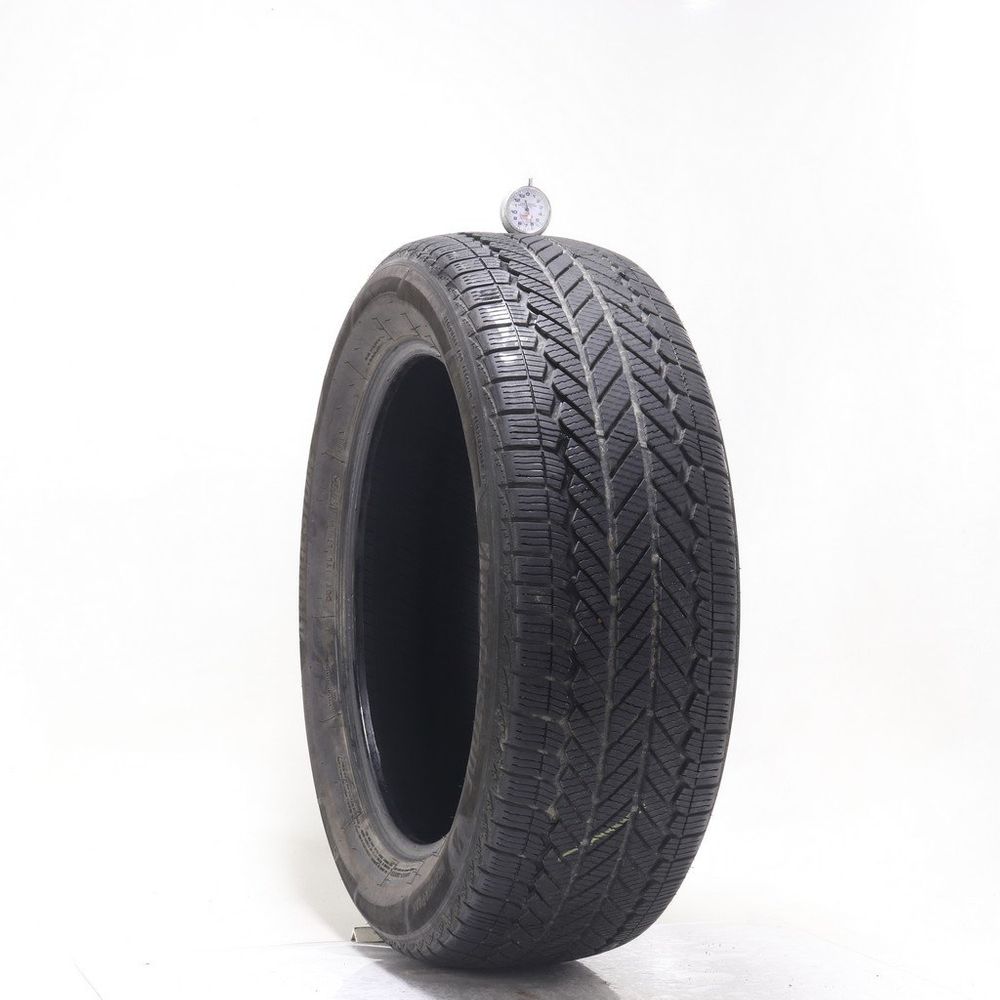 Set of (4) Used 235/55R19 Bridgestone WeatherPeak 101H - 6-7.5/32 - Image 1