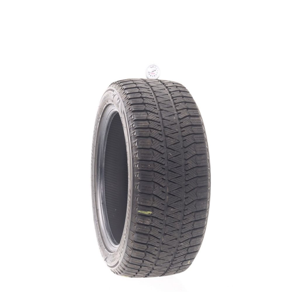 Set of (2) Used 225/50R17 Bridgestone Blizzak WS90 Studless 94H - 9.5-10.5/32 - Image 1