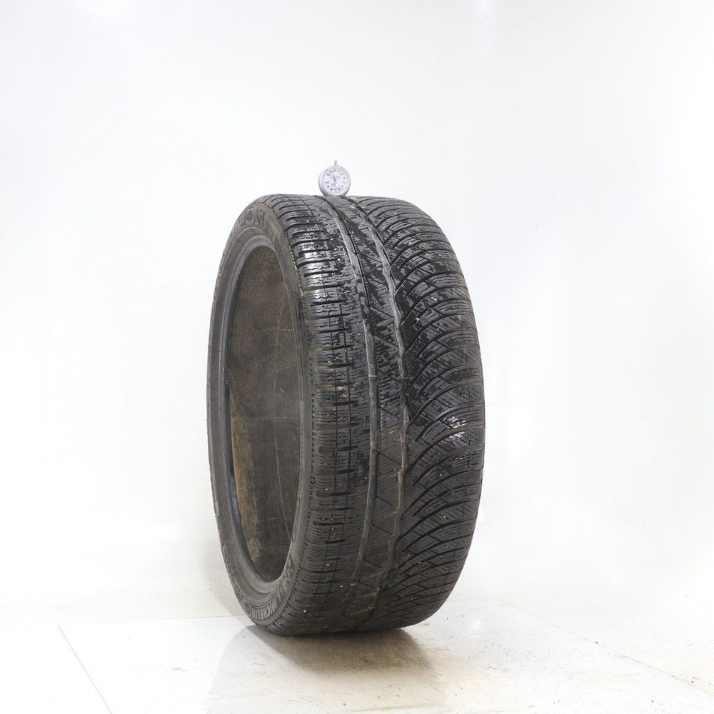 Set of (4) Used 255/35R21 Michelin Pilot Alpin PA4 98W - 6-7.5/32 - Image 1