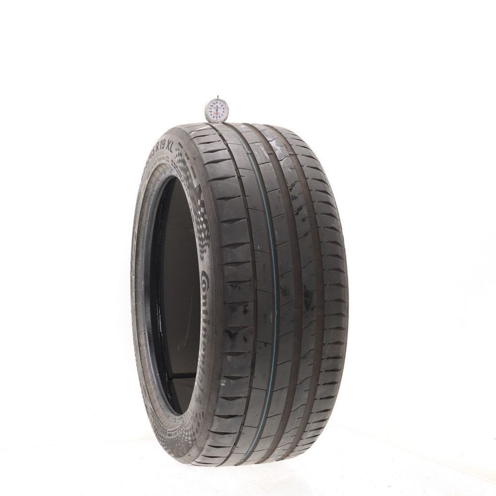 Used 255/45R19 Continental SportContact 7 TO ContiSilent 104V - 6.5/32 - Image 1