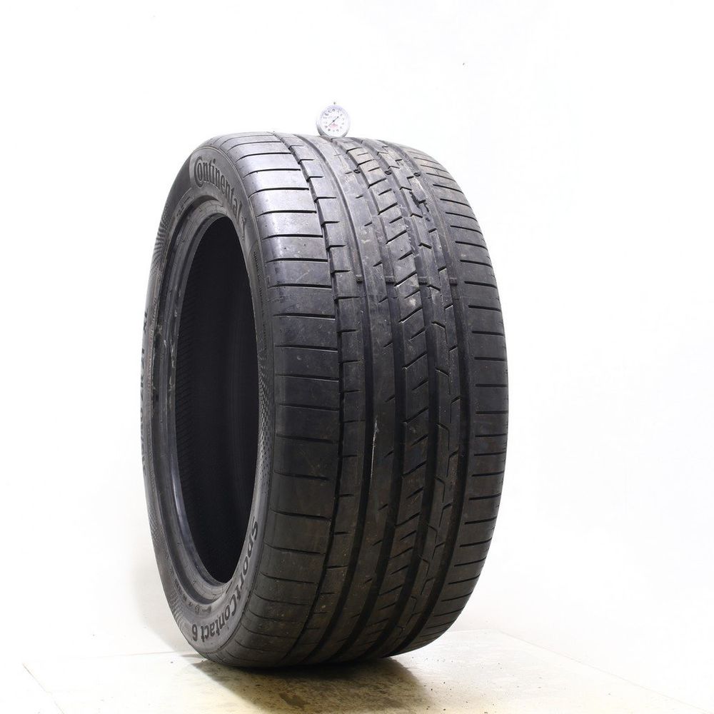 Set of (2) Used 315/40ZR21 Continental SportContact 6 MO1 115Y - 8.5/32 - Image 1