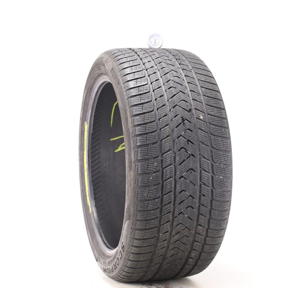 Set of (2) Used 315/35R21 Pirelli Scorpion Winter Run Flat 111V - 7-8.5/32 - Image 1