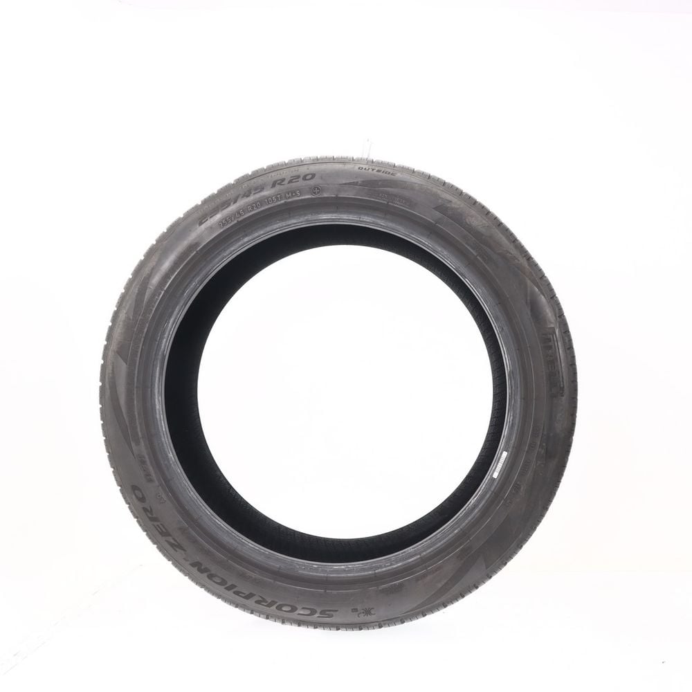 Set of (2) Used 255/45R20 Pirelli Scorpion Zero Elect AO + 105T - 7/32 - Image 3