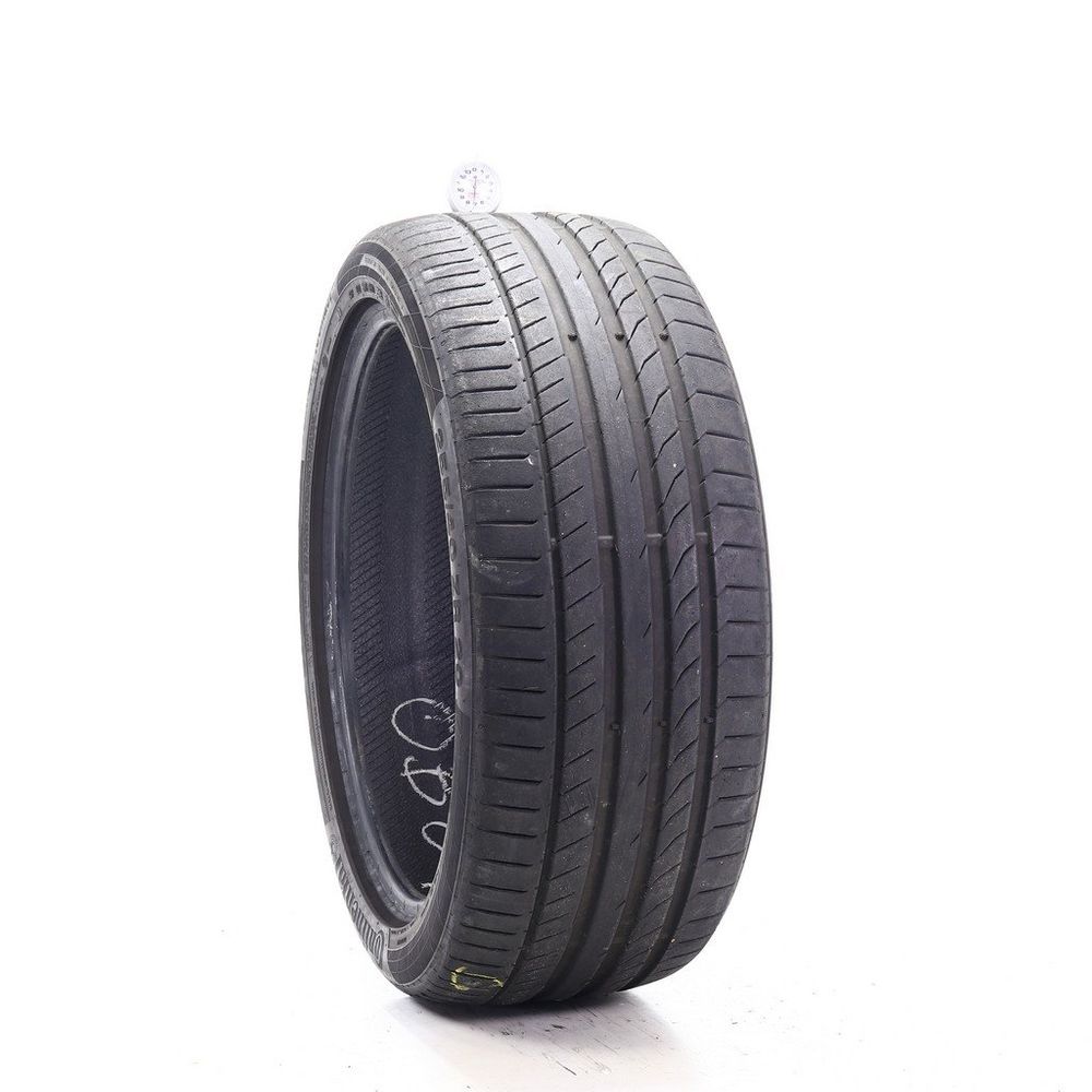Set of (2) Used 255/40ZR20 Continental ContiSportContact 5P MO 101Y - 6.5-7/32 - Image 4