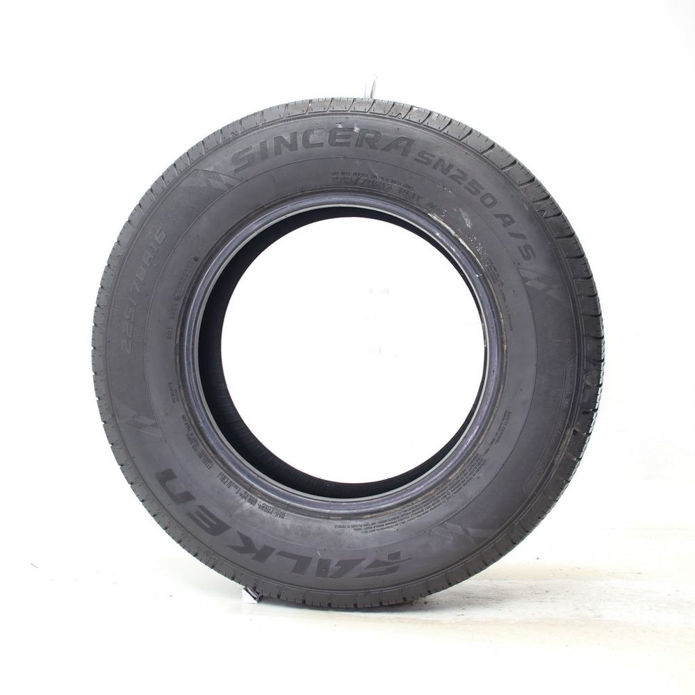 Set of (2) Used 225/70R16 Falken Sincera SN250 A/S 103T - 9.5/32 - Image 3