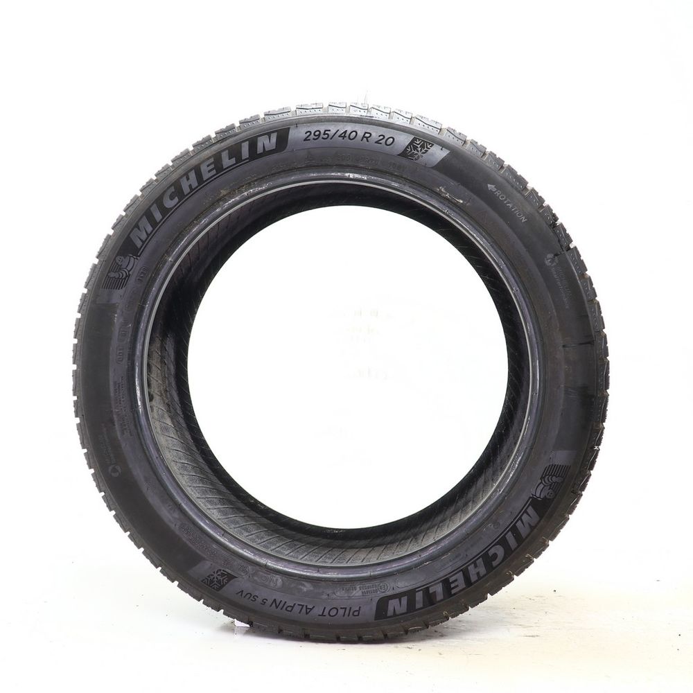Set of (2) Used 295/40R20 Michelin Pilot Alpin 5 SUV NO 106V - 7-8.5/32 - Image 6