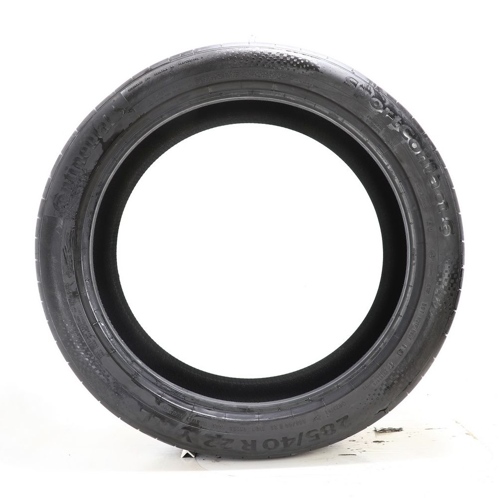 Used 285/40R22 Continental SportContact 6 AO ContiSilent 110Y - 8.5/32 - Image 3