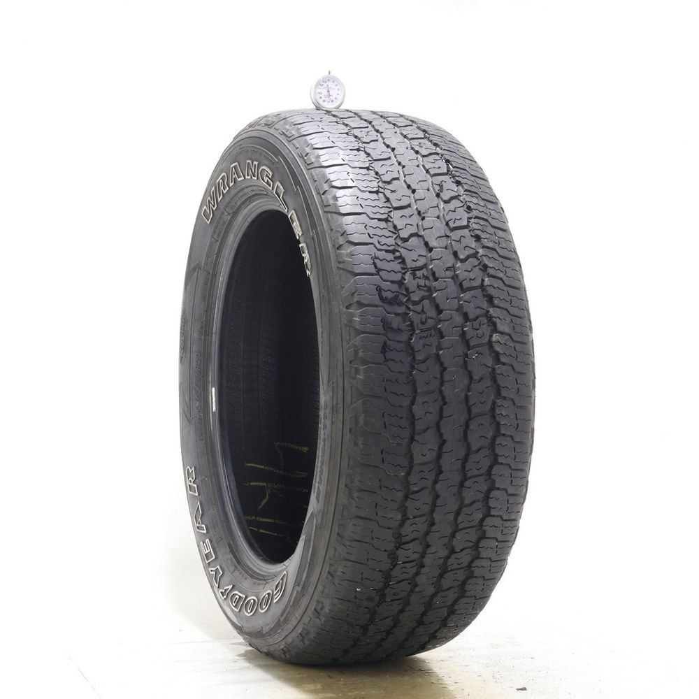 Set of (2) Used 275/55R20 Goodyear Wrangler All-Terrain Adventure Kevlar 113T - 6-7.5/32 - Image 1
