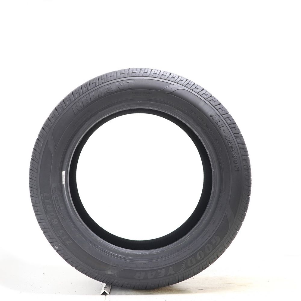 Set of (2) Driven Once 215/60R17 Goodyear Reliant All-season 96V - 10/32 - Image 3